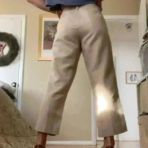 Vintage Polo Ralph Lauren Beige Linen Blend Pants 33 x 30 MADE IN USA - Picture 13 of 13